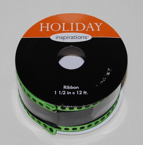 New Lot of 3 Spools Halloween-Themed Multicolor Ghosts & Pumpkins Ribbon - Picture 4 of 8