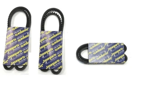 FOR MITSUBISHI PAJERO/SHOGUN 2.8TD 4M40 ALTERNATOR/FAN+AIR CON DRIVE BELTS 94-00