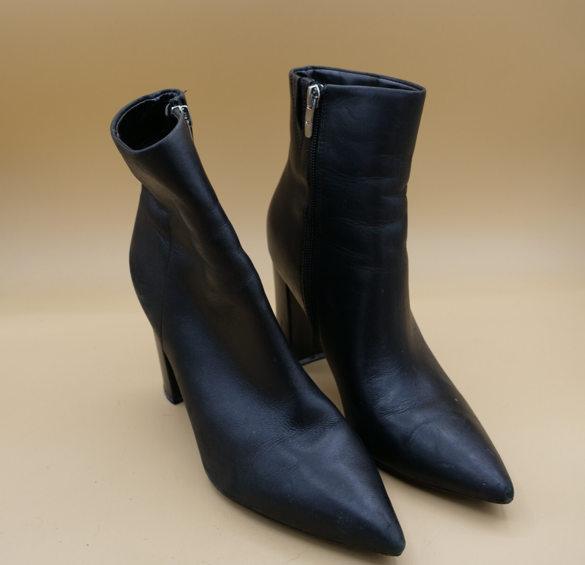 Marc Fisher LTD Womens Ulani Block Heel Booties Ankle Boots Shoes