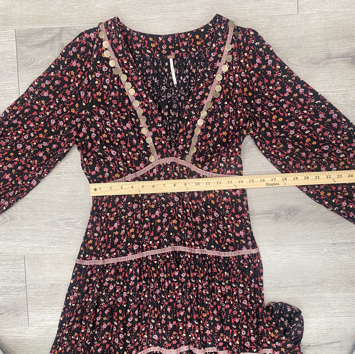 free people take a little time midi dress Free People Take A Little Time Midi Dress Black 0
