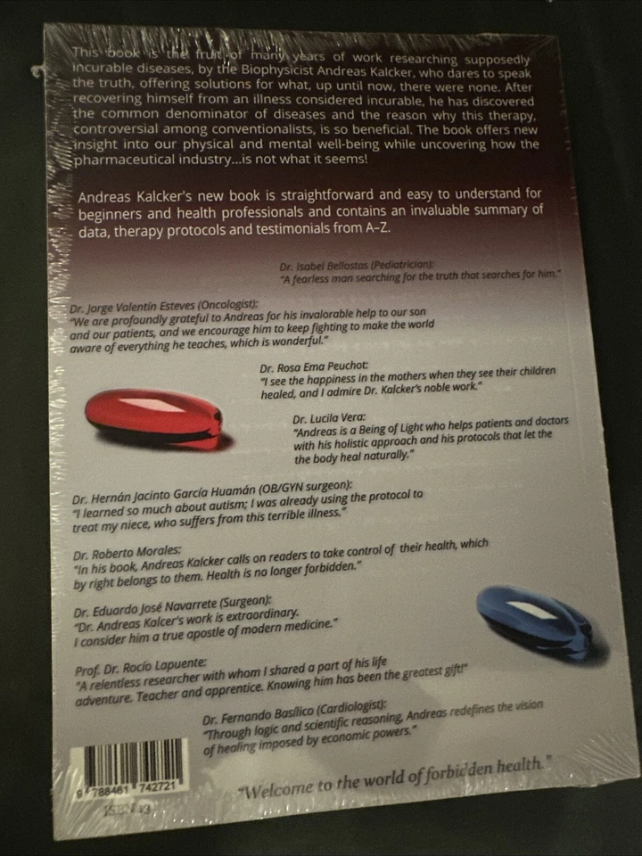 Authentic FORBIDDEN HEALTH INCURABLE WAS YESTERDAY By Andreas Kalcker In English - Image 2 of 2