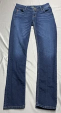 Hudson Jeans Womens 26 (26x28) Blue Collin Skinny Ankle Flap Pocket Denim EUC