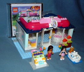 FRIENDS, HEARTLAKE PET SALON SET 41007 - LEGO - 2013 - USED