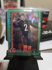 2025 Topps Chrome Football Green Leather Refractor /99 Evan McPherson 🔥🔥