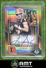 2025 Bowman Chrome University Football Gold Refractor Luke Altmyer #BCA-LA