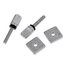 2x Bullone per pinna in acciaio inossidabile di alta qualità per longboard,