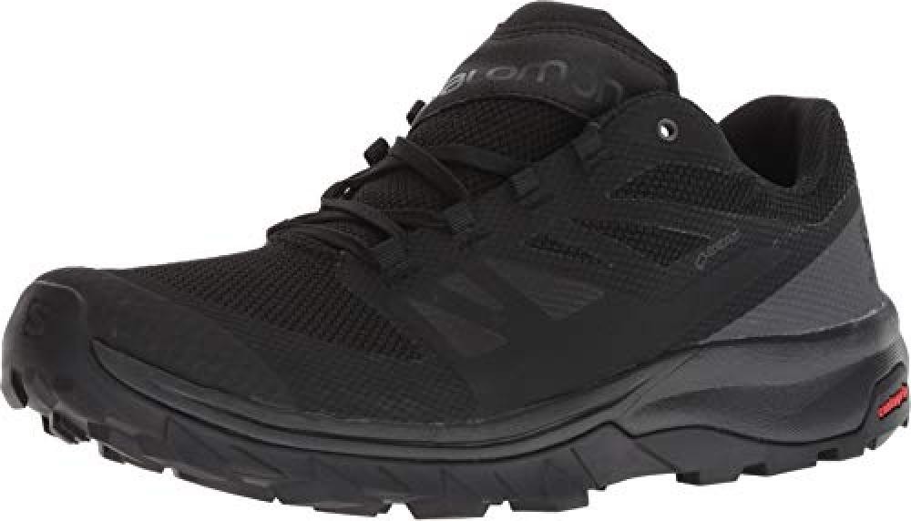 (TG. 41 1 3 EU) SALOMON Outline Gore tex Scarpe da Trekking Uomo Nero (Black P
