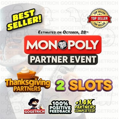 2 SLOTS   THANKSGIVING EVENT PARTNERS   MONO_POLY STICKERS GO  