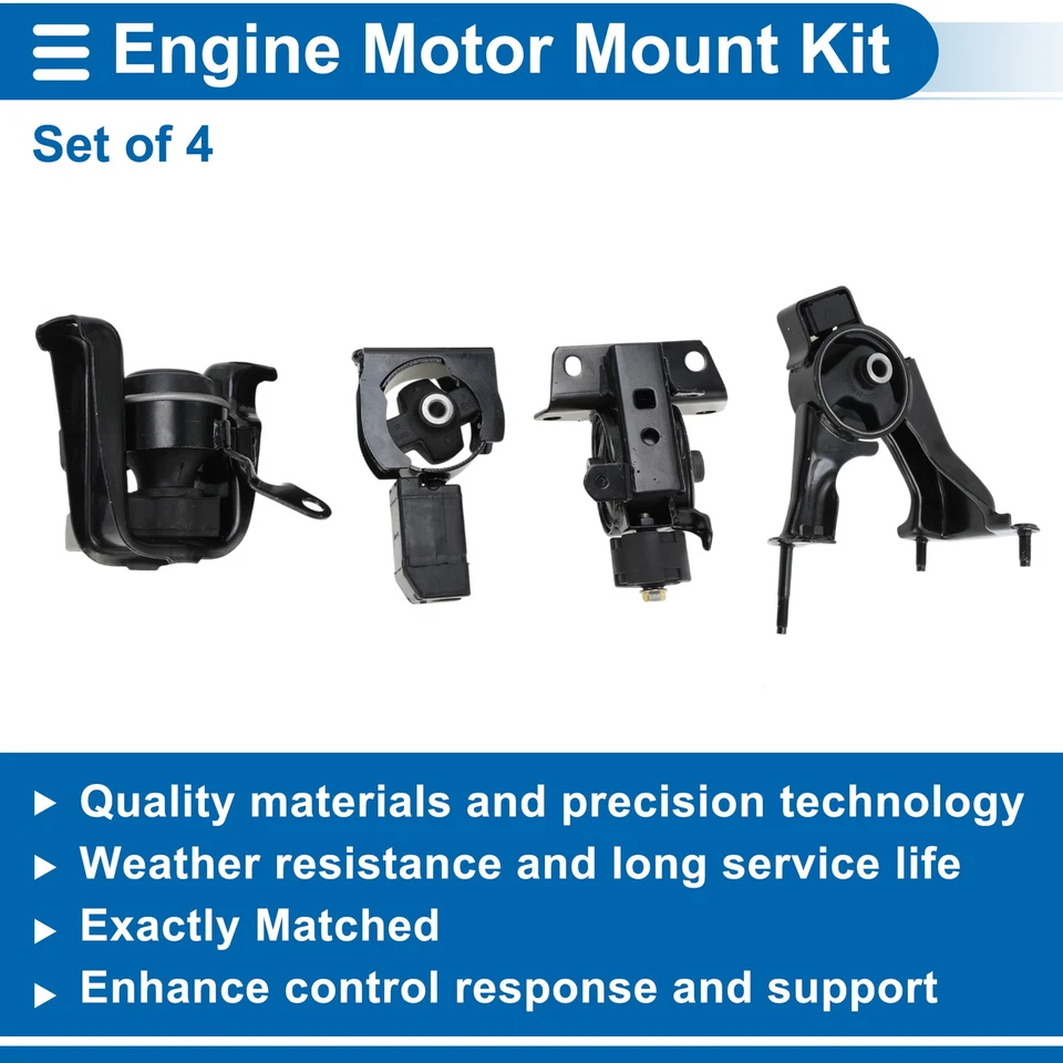 Montaje de motor 4 piezas NºA62063/A4221/A4230/A4218 para Pontiac Vibe 2003-2008 Foto 4 de 4