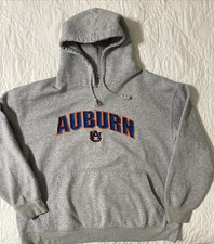 Adult Auburn Tigers Pullover Hoodie, 2XL, by ProEdge, Cotton Blend - Stitched