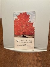 1955 Vermont Maple Sugar & Syrup Brochure with Recipes Vt Dept Of Agriculture