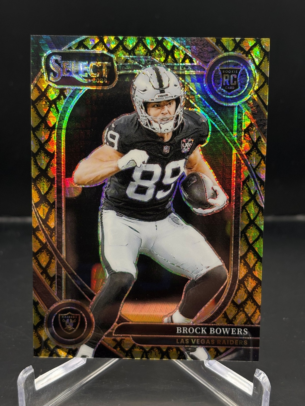 2024 Panini Select International - Brock Bowers Gold Dragon Scale Club Level /10