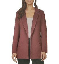 Matty M Women s Knit Boyfriend Blazer Rosewood
