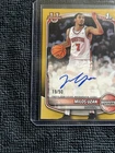 Topps 2025-26 Bowman Milos Uzan Rookie Auto Paper Prospect Gold /50 PA-MU