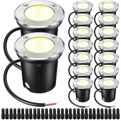 16 Sets Low Voltage Landscape Lights 5W LED Warm White Outdoor Waterproof Dec...