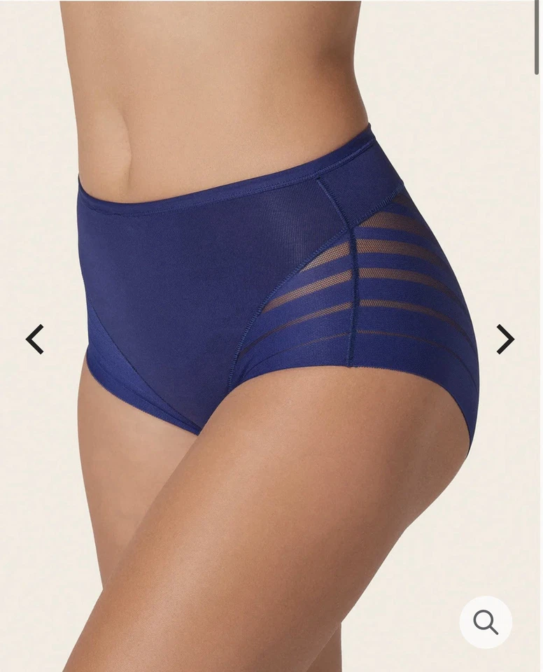 NUEVO Panty Leonisa Mujer Encaje Rayas Indetectable Clásico Modelador Beige Talla M Foto 3 de 4