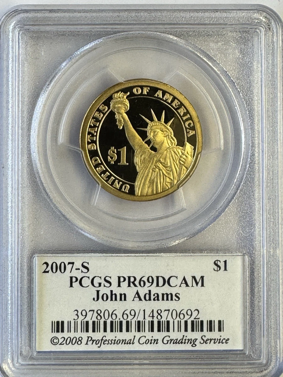 2007年 ジョージ・ワシントン $1 記念硬貨 PR69DCAM PCGS Certified PR 69 Graded 2007 Presidential Dollar Coins (2007