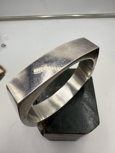 UWE MOLTKE Denmark Sterling Silver Bangle Bracelet - Picture 4 of 9