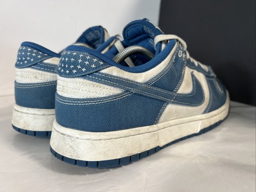 Größe 11 - Nike Dunk Low SE Sashiko - Industrial Blue - Bild 6 von 17