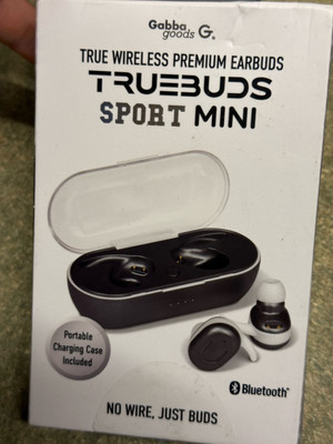 True Buds Sports Mini Wireless/Bluetooth Kopfhörer Ohrhörer Neu Mit Etikett
