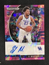 2020 Panini Prizm Draft Picks #PA-EJ EJ Montgomery Prospect Auto Pink Ice