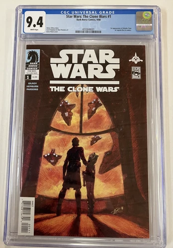 Star Wars: The Clone Wars #1 1st App. Ahsoka Tano Dark Horse Comic 2008 CGC 9.4