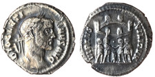 Roman coin Diocletianus Argenteus – VIRTVS MILITVM, AD 284–305 · RIC VI 27/a