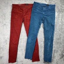 AG Adriano Goldschmied The Legging Ankle Super Skinny Corduroy Pair of 2 Size 26