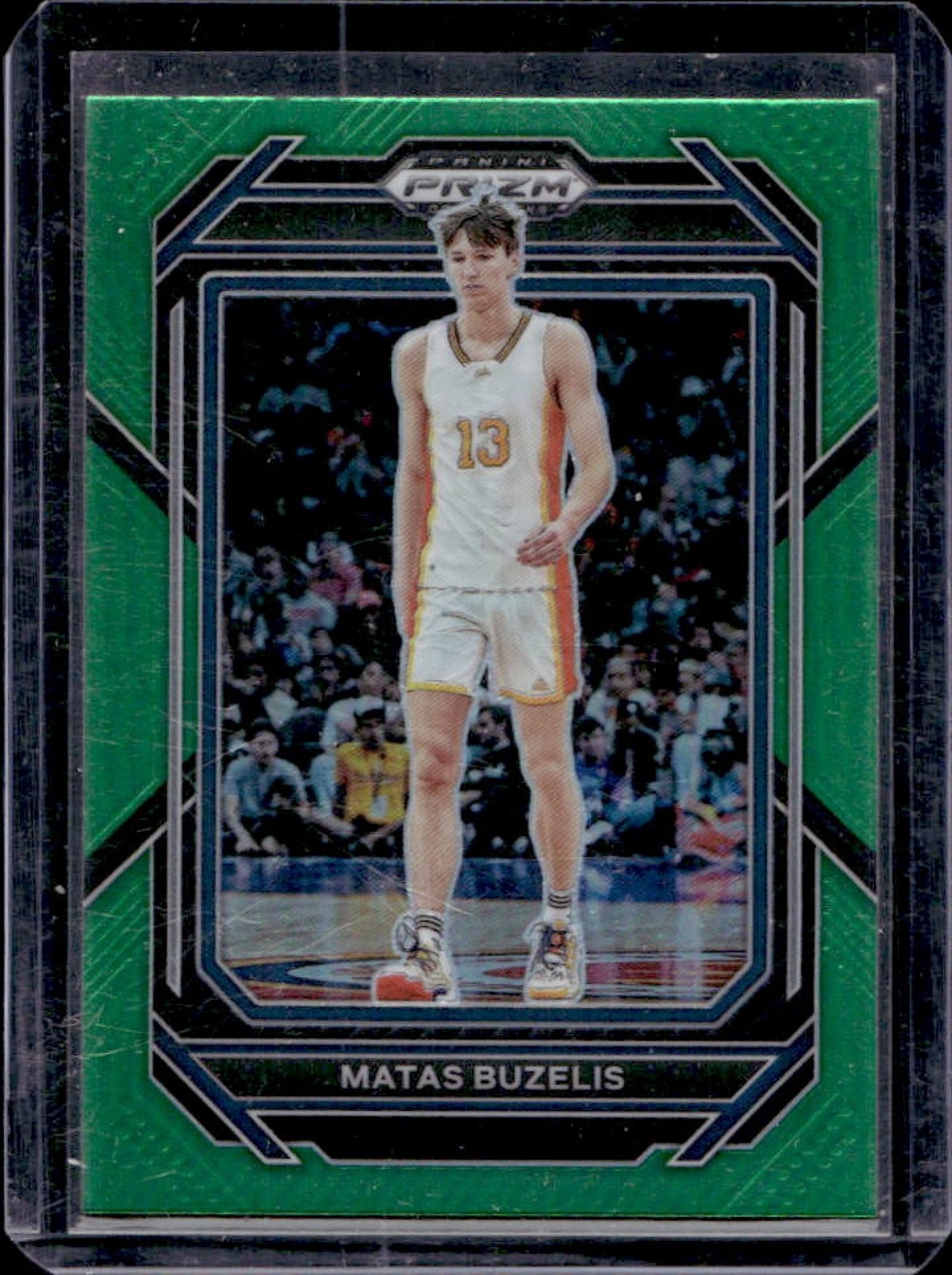 2023-24 Prizm Draft Picks Matas Buzelis Green #13