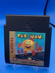Pac-Man (Nintendo NES) Tengen Cartridge. TESTED. Box Damage.