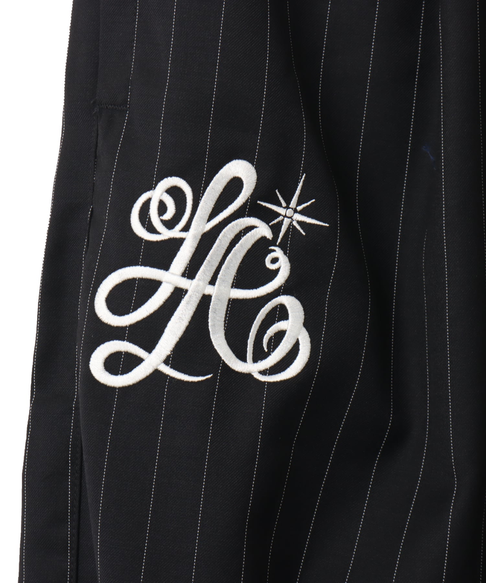 adidas x Willy Chavarria Pinstripe Track Pants Black KR8688 | eBay
