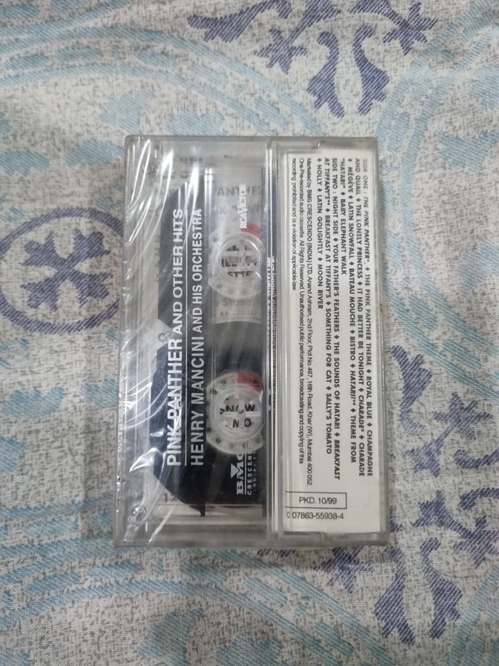 Розовая Пантера и Другие Хиты Генри Манчини СДЕЛАНО В ИНДИИ ЗАПЕЧАТАННАЯ КАССЕТА - Изображение 3 из 3