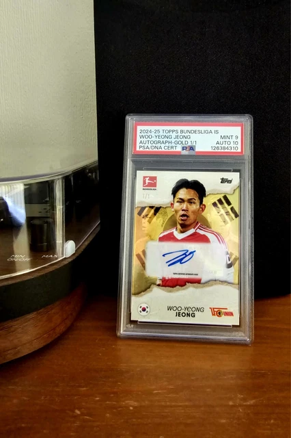 24-25 TOPP BUNDESLIGA 1/1 INTERNATIONAL STARS WOO-YEONG JEONG AUTOGRAPH-GOLD 1/1