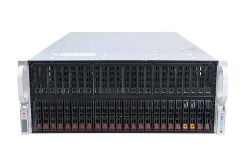 Supermicro 4029GP-TRT2, 2x Gold 6240, 16GB RAM, 1x 240GB, 1x NVIDIA RTX A2000 - Picture 1 of 3