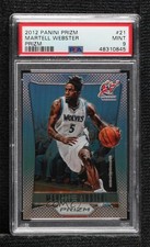 2012-13 Panini Prizm Silver Prizm Martell Webster #21 PSA 9 MINT ne4