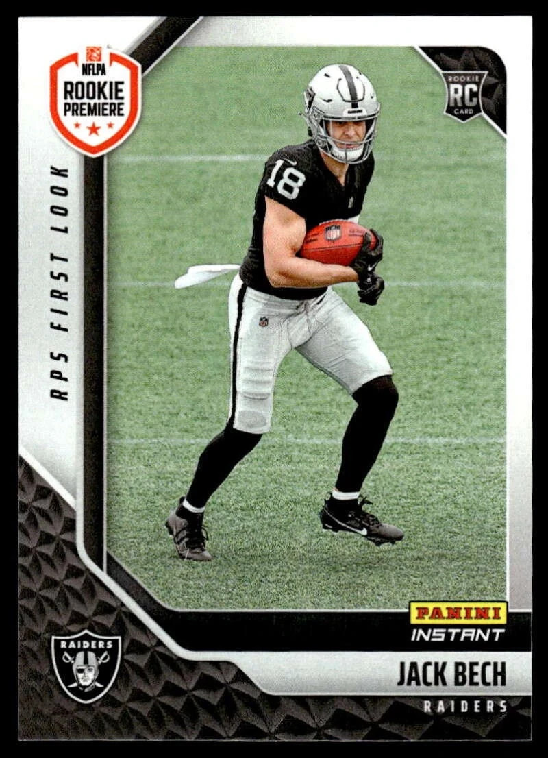 2025 Panini Instant Jack Bech ROOKIE CARD RPS FIRST LOOK 1/470
