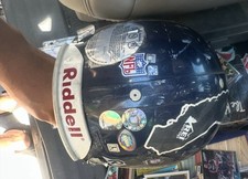 JT Sports Collectables Authenticated Jerious Norwood Signed Riddell Mini Helmet