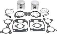 WISECO Piston Kit with Gaskets for Polaris SK1307, 74mm Fuji Engine