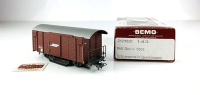 PR55 - BEMO H0m 2283 143 - RhB GbK - V 5503 SCHIENENREINIGUNGSWAGEN
