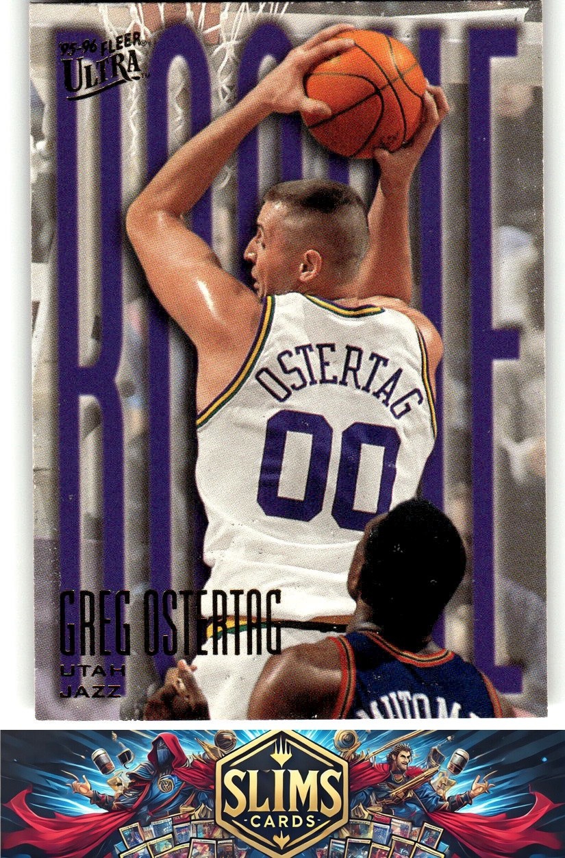 1995-96 Ultra Utah Jazz Greg Ostertag #281 Rookie