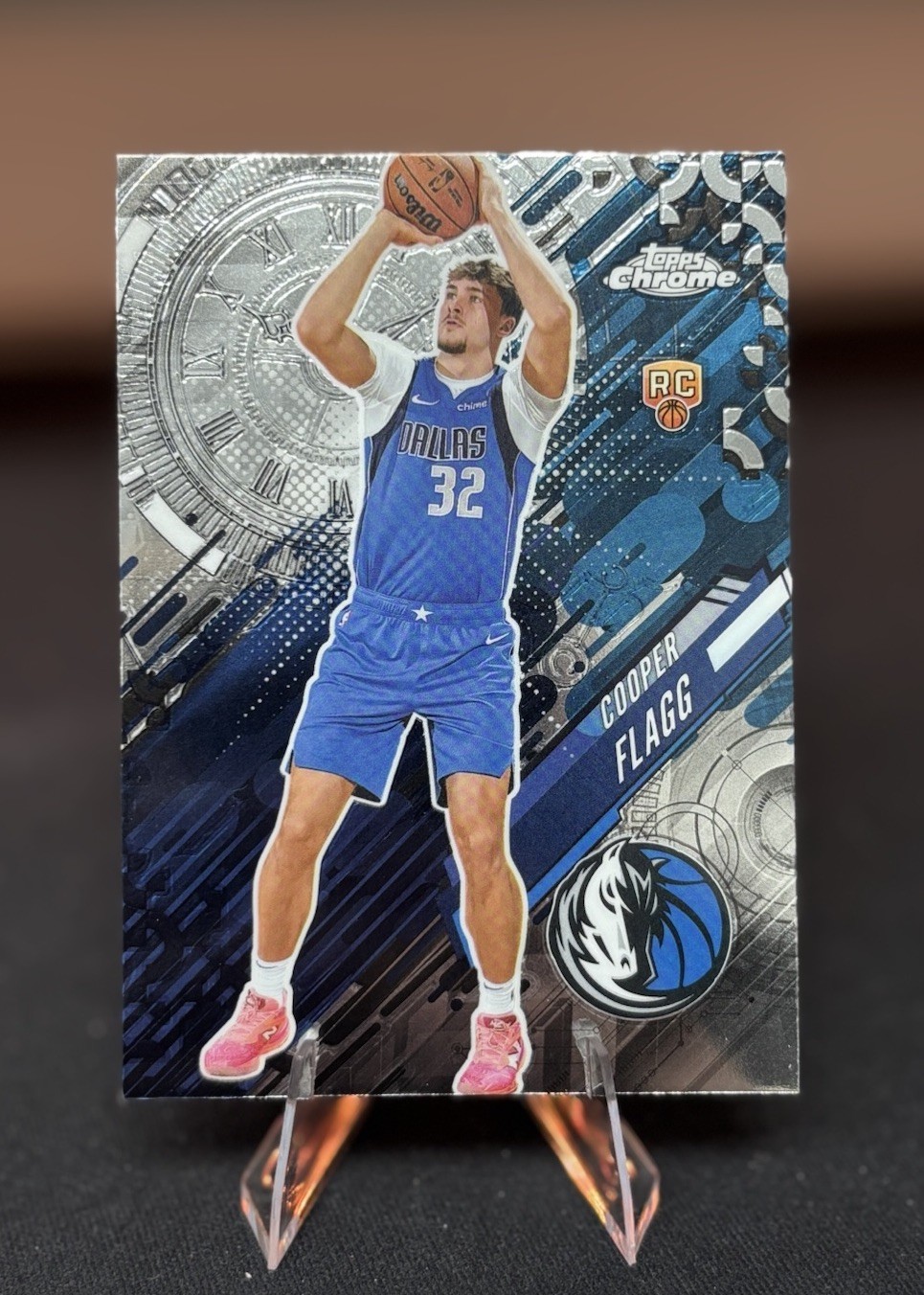 2025-26 Topps Chrome COOPER FLAGG RC Go Time #GT-16 Dallas Mavericks