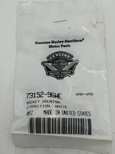2 Genuine OEM Harley Davidson Motorcycle 2-Way Hosing (White) P/N 73152-96WE NEW
