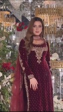 Designer Heavy Velvet Party Wear Suit Readymade Pakistani Salwar Kameez