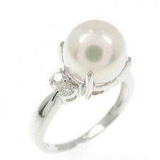 Authentic K14WG Akoya Pearl Ring 7.8mm 260-007-349-3785