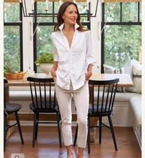 Frank And Eileen Murphy Billon Dollar Pants Women Size Medium Pull On Beige