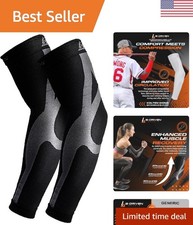 Durable 20-30mmHg Compression Arm Sleeves - Optimal Fit for Sports Daily Use