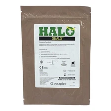 MEDSOURCE MS-G1163 Vented Chest Seal,8.25"x5.5",Plastic 36LN71