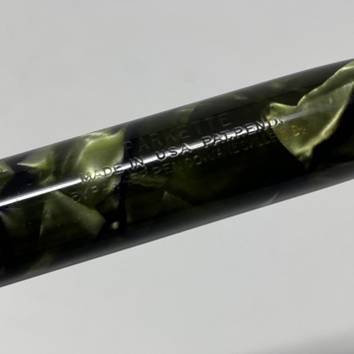 Parker parkette deluxe Green marble With nib As Is - Picture 3 of 10