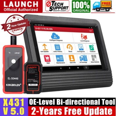 2025 LAUNCH X431 V + PRO 5 Bidirectional Car Diagnostic Tool ECU Coding Scanner