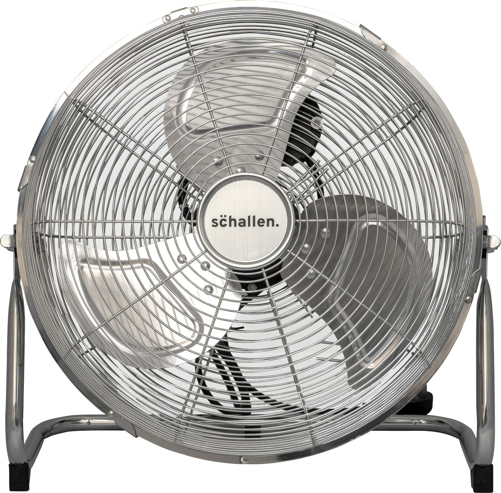 SCHALLEN Chrome Silver Metal High Velocity Cold Air Circulator  